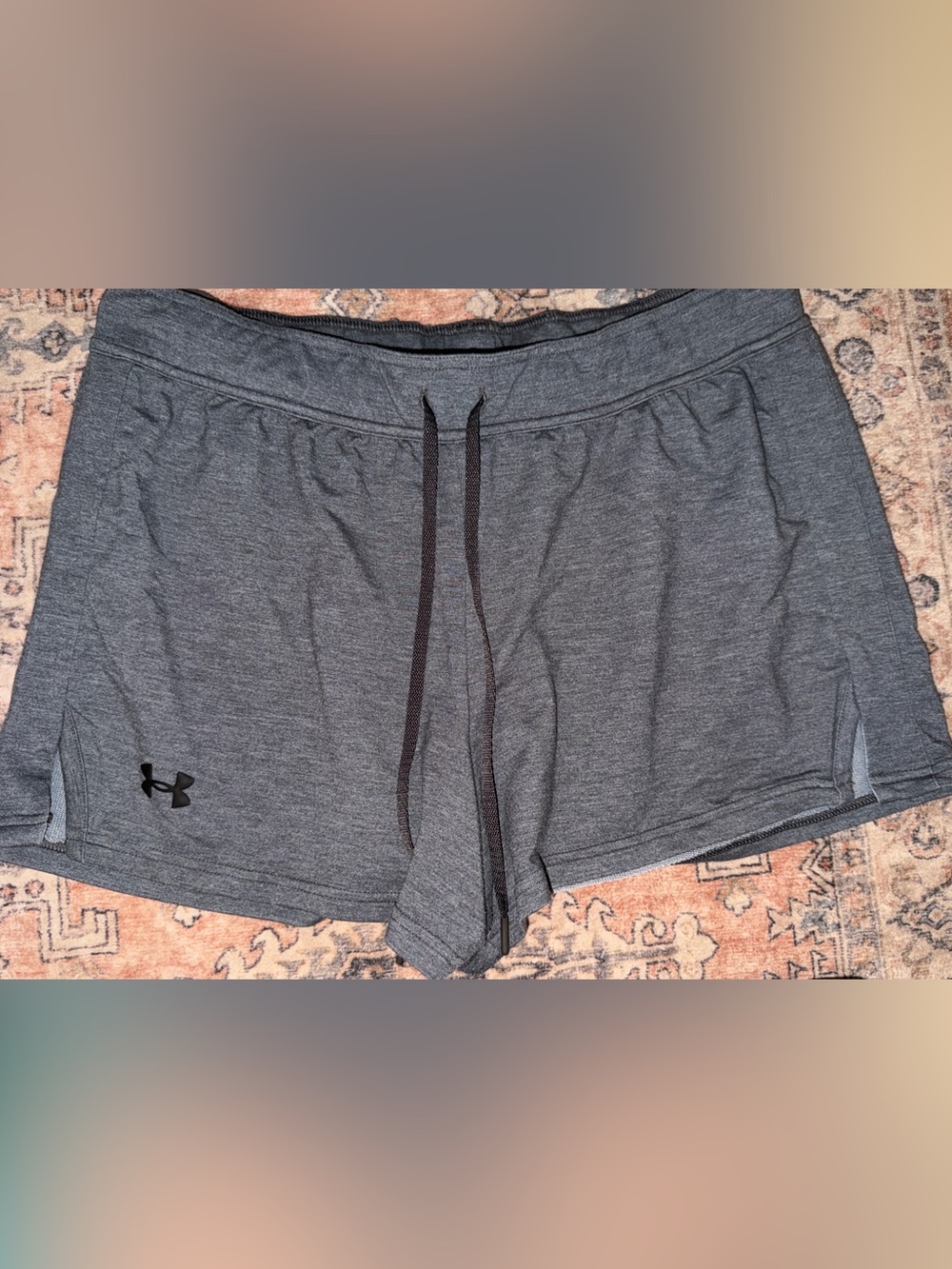 Under Armour Women's Charcoal Gray Athletic Drawstring Shorts